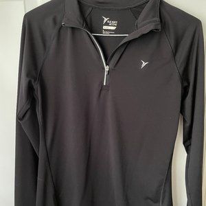 Old Navy Active Black Quarter Zip